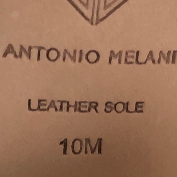 🔥CLOSET CLEAROUT🔥 ANTONIO MELANI Brown Layren Leather Heels - Picture 3 of 4